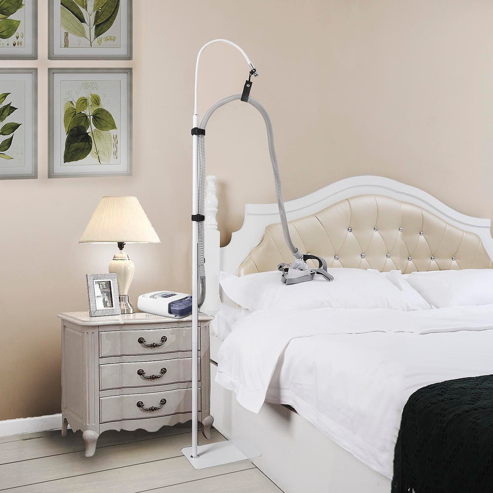 Lerboai CPAP hose holder base keeps hoses organized and stable.