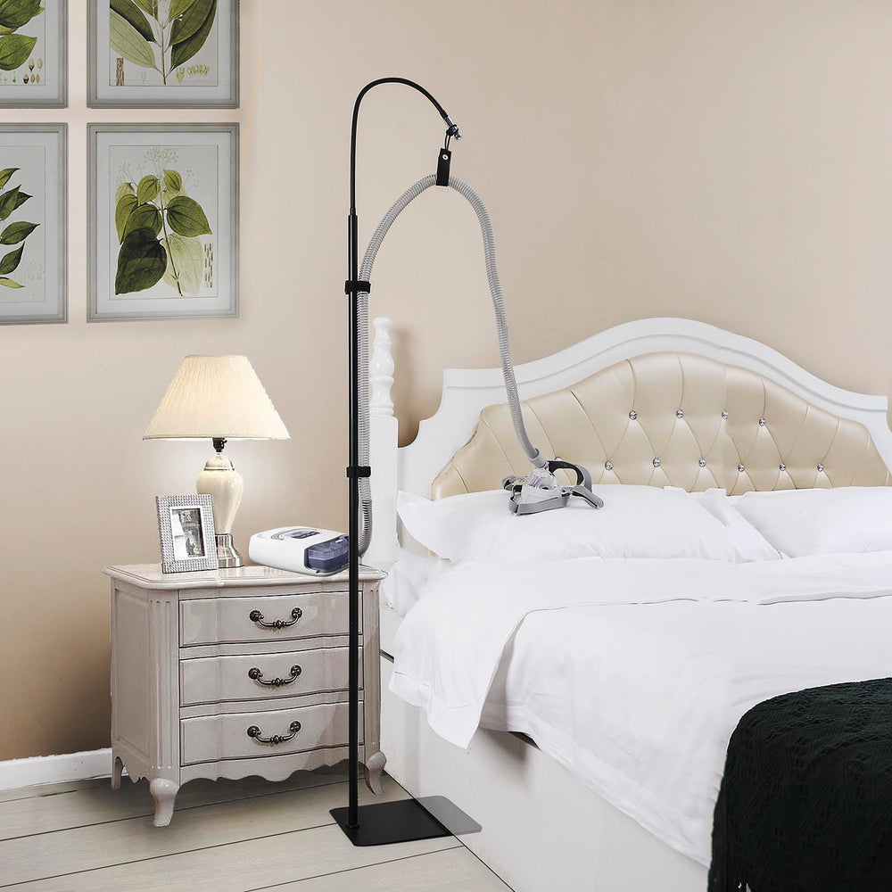 Lerboai CPAP Hose Holder base with non-slip feet for stable bedside placement