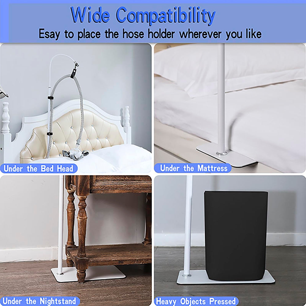 Lerboai CPAP hose holder adjustable height compatible with different beds.
