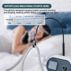 Lerboai CPAP Hose Holder travel-ready design fits in a suitcase