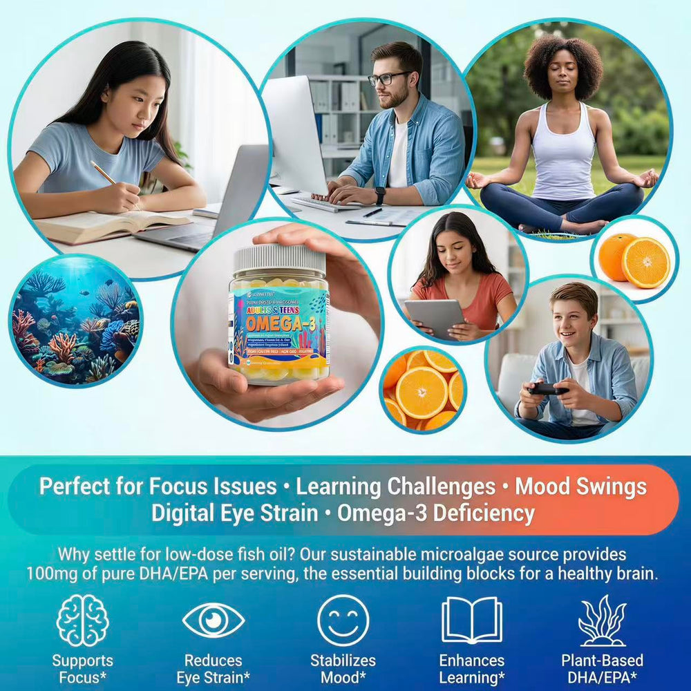 Teens and adults enjoying Lerinettia gummies for daily wellness