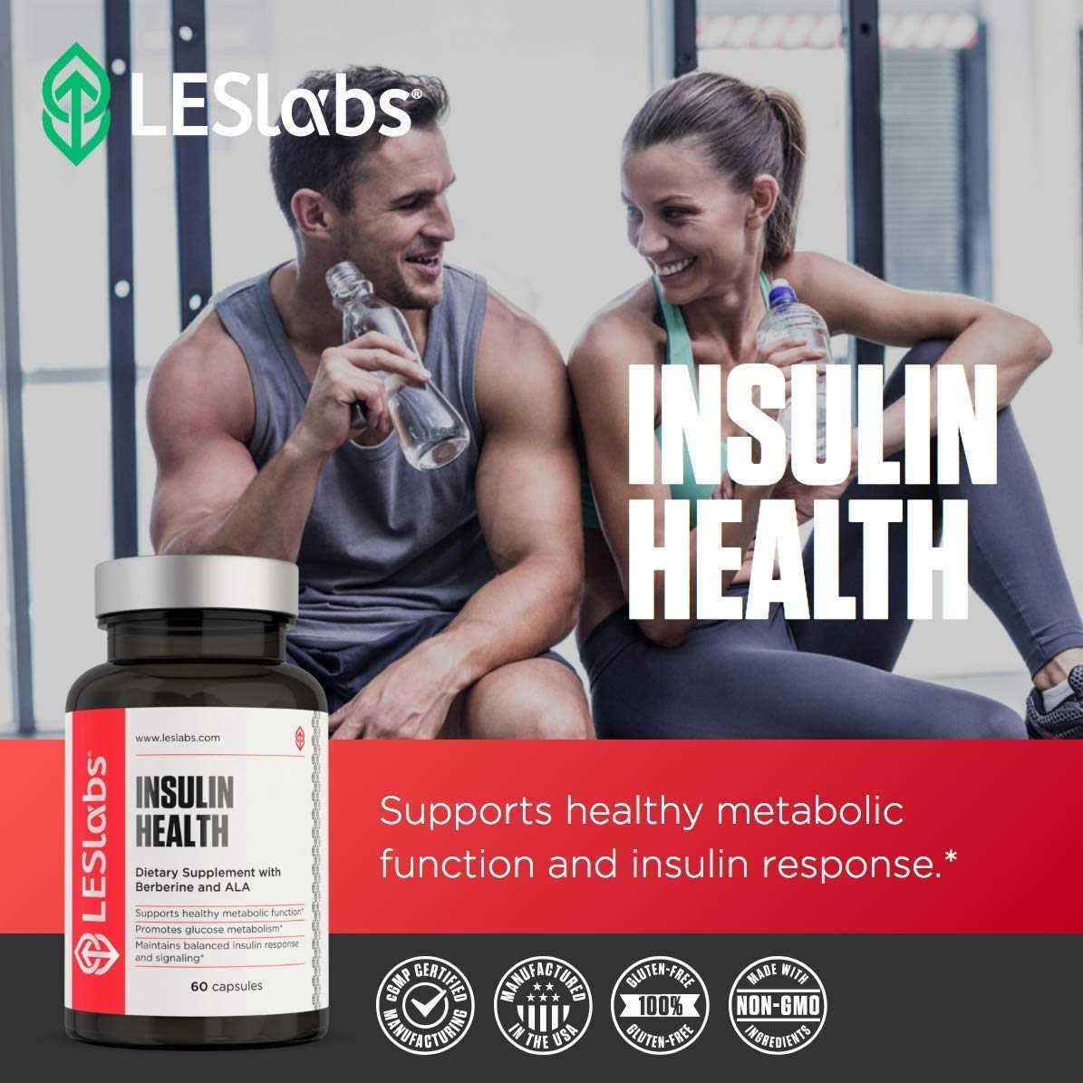 LES Labs Insulin Health alpha-lipoic acid for energy metabolism.