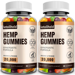 Letollhold hemp gummies pack front showing a convenient daily balance option