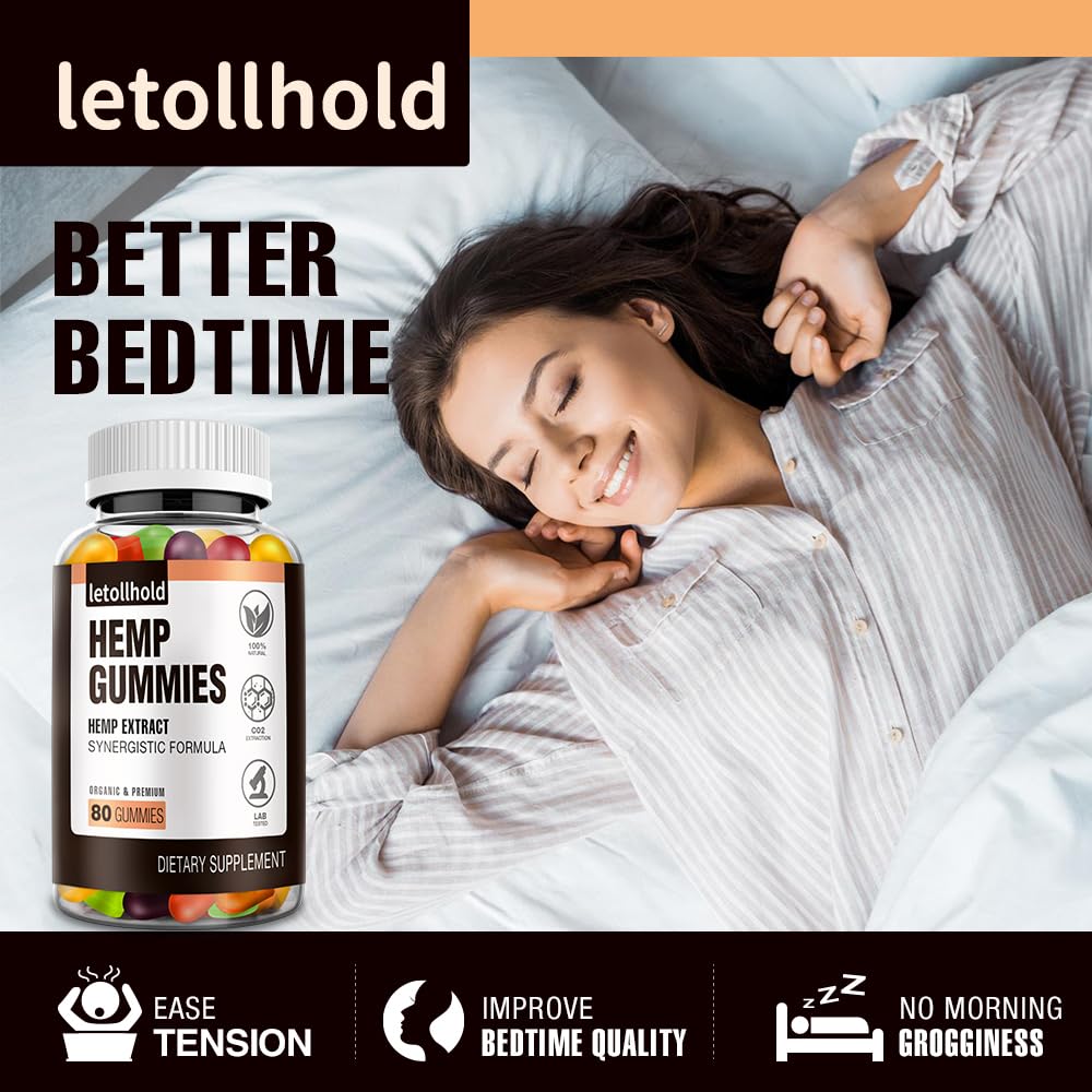 Letollhold hemp gummies serving scoop suggests easy daily dosing routine
