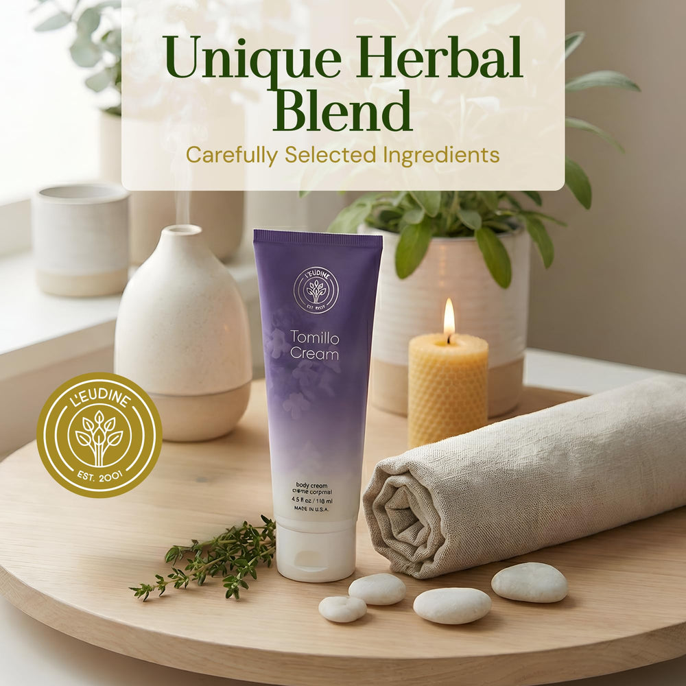 Chest massage with L’EUDINE Thyme Body Cream