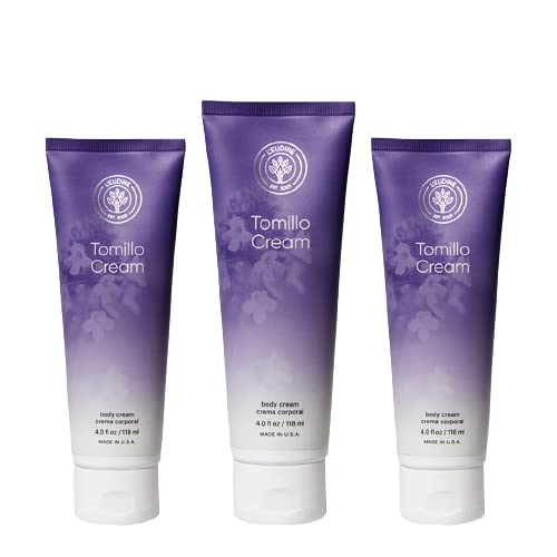 L’EUDINE Thyme Body Cream tube in use for soothing massage