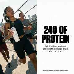 Levels Grass-Fed Whey texture closeup highlighting natural ingredients.