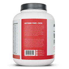 Levels Whey packaging front communicates clean nutrition.
