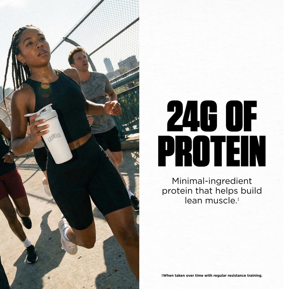 Levels Whey Protein ingredients list shows no artificial additives.