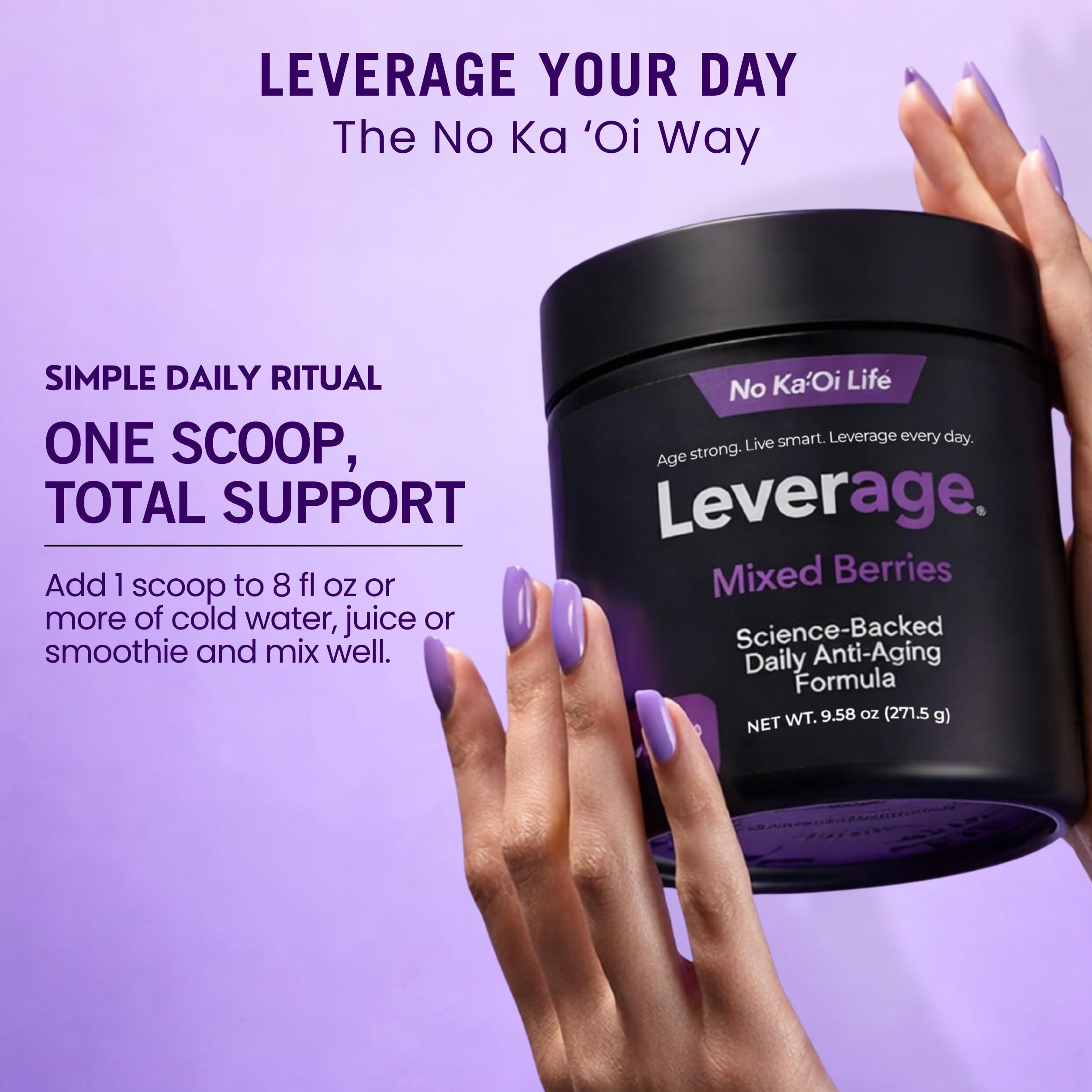 Leverage magnesium mineral blend supports daily balance and recovery