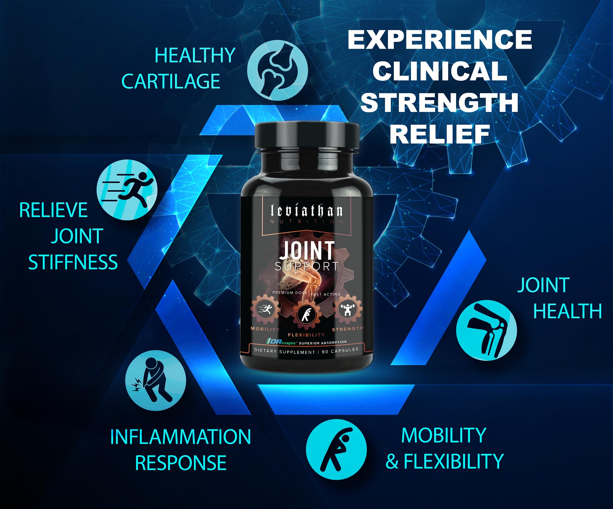 Leviathan Nutrition Boswellia ingredient close-up showing joint support.