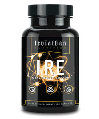 Leviathan Nutrition IRE bottle for daily wellness support