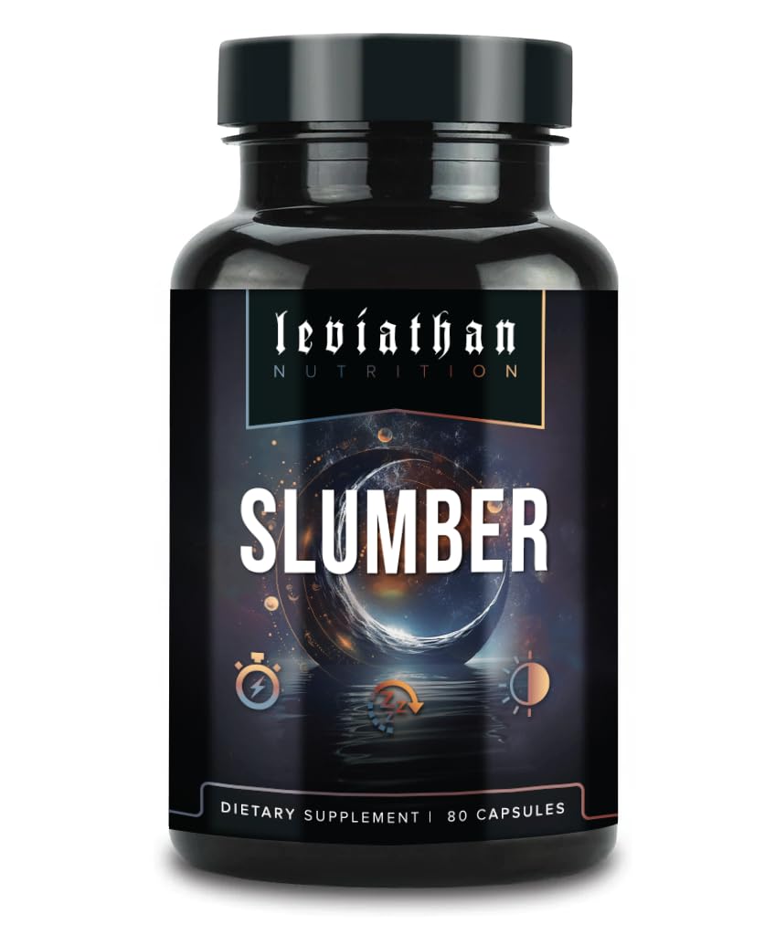 Leviathan Slumber bottle pour showing easy nightly capsules for calm evenings