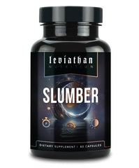 Leviathan Slumber bottle pour showing easy nightly capsules for calm evenings