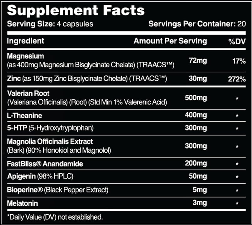 Leviathan Slumber capsules close-up highlighting a deep sleep support blend