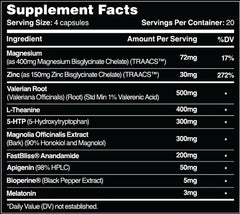 Leviathan Slumber capsules close-up highlighting a deep sleep support blend