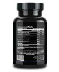 Leviathan Nutrition Prostate Support capsules displaying oregano extract for bladder comfort.