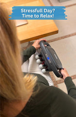 LEVILO 20-head massage gun portable case for travel and storage.