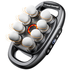 LEVILO eight-head deep tissue massage gun for targeted muscle relief during recovery sessions.
