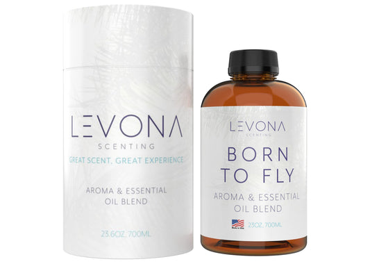 Levona Scent Born to Fly bottle 700ml ready for premium diffuser use.