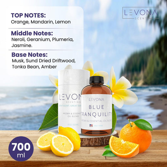 Levona Scent Coastal Breeze diffuser setup for a fresh ambience.