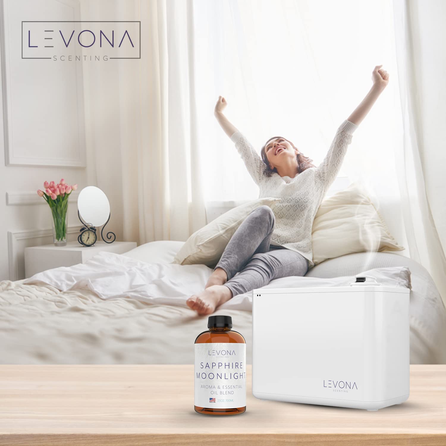 LEVONA Scent Sapphire-Moonlight gift-packaging appeals as a thoughtful present.