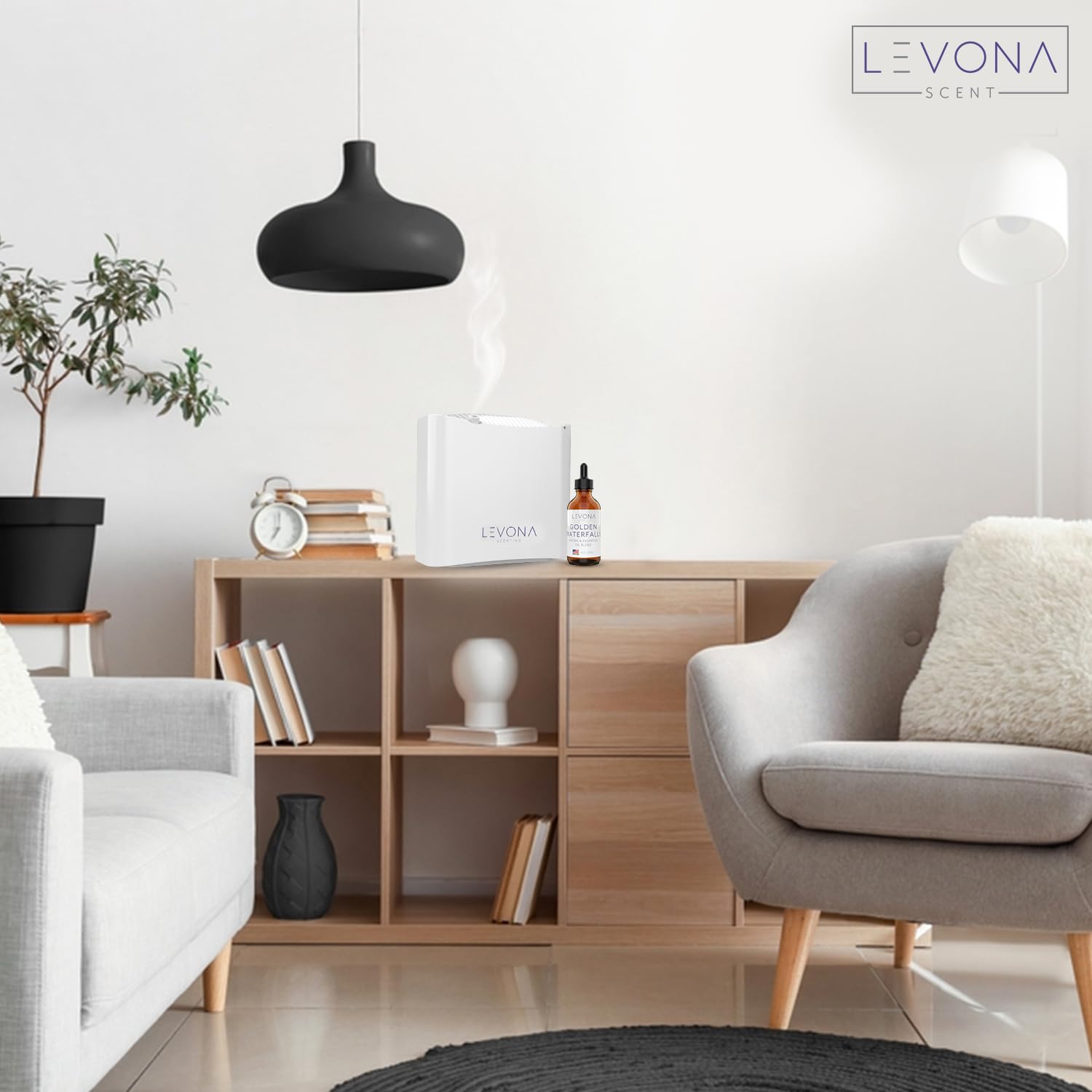 Levona Scent gift box featuring Golden Waterfalls for fragrance gifting.