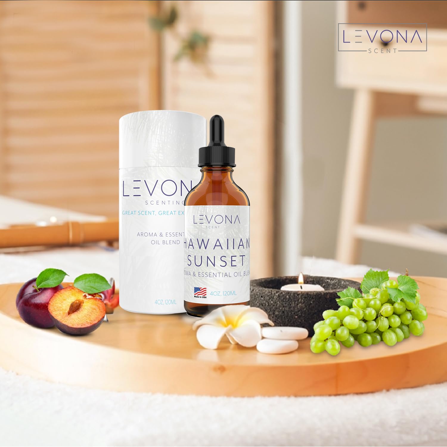 Levona Scent Hawaiian Sunset gift packaging makes a thoughtful present for any occasion.