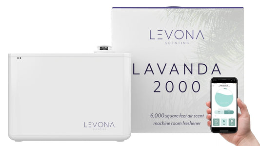 Levona Scent Lavanda 2000 delivering even diffusion across a 6000 sq ft space.