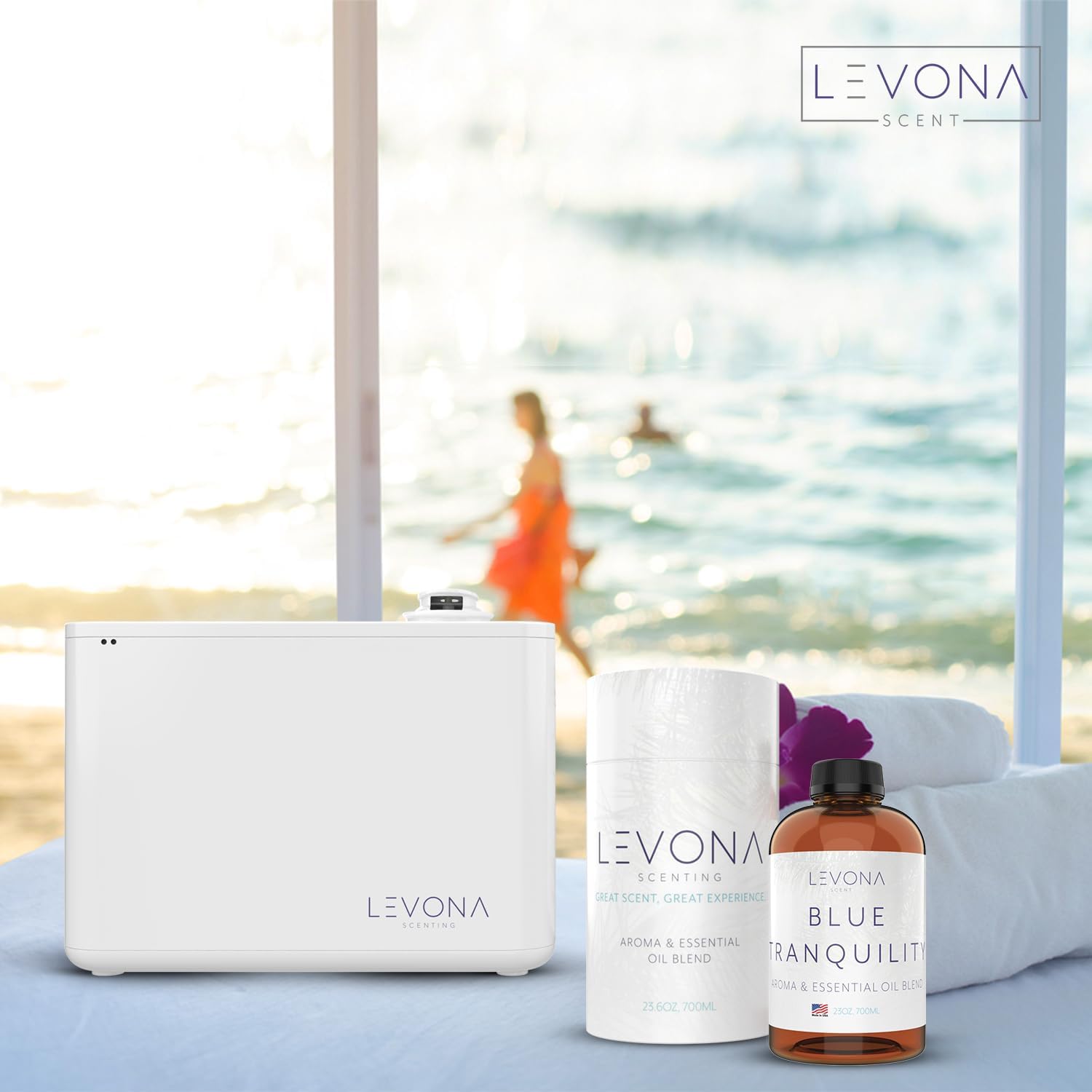 Levona Scent US-made packaging, gift-ready for holidays.
