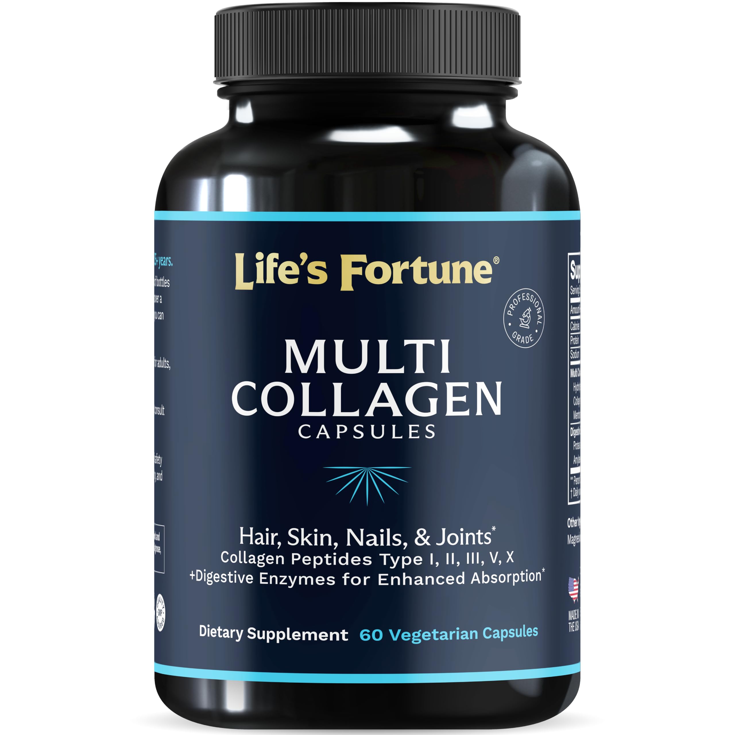 Lewis Labs Multi Collagen Powder bottle for joint and skin support.