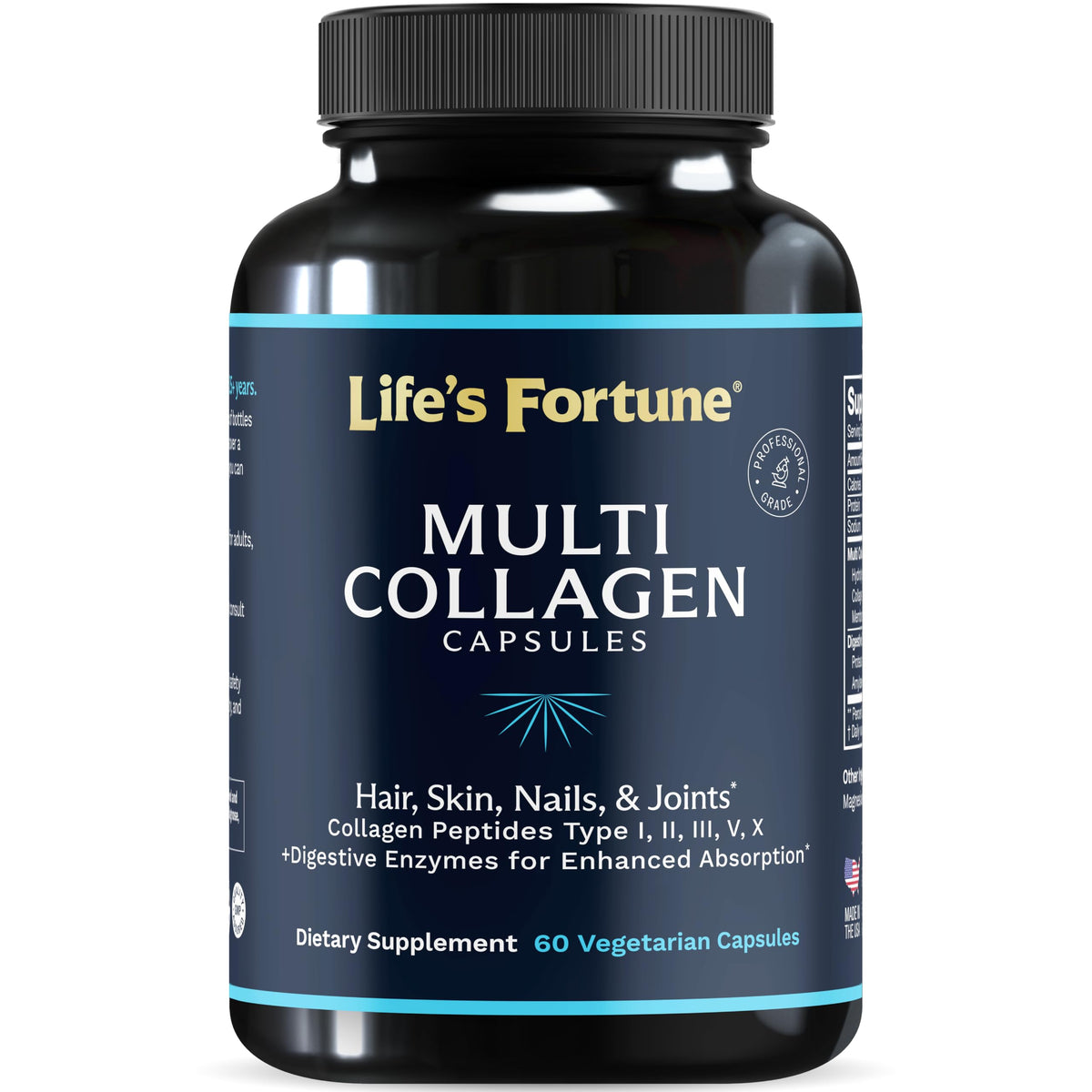 Lewis Labs Multi Collagen Powder bottle for joint and skin support.