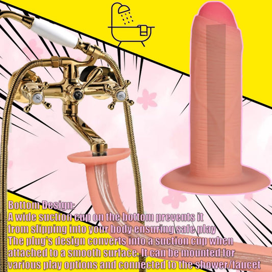 Lewosu realistic silicone dildo with soft touch texture