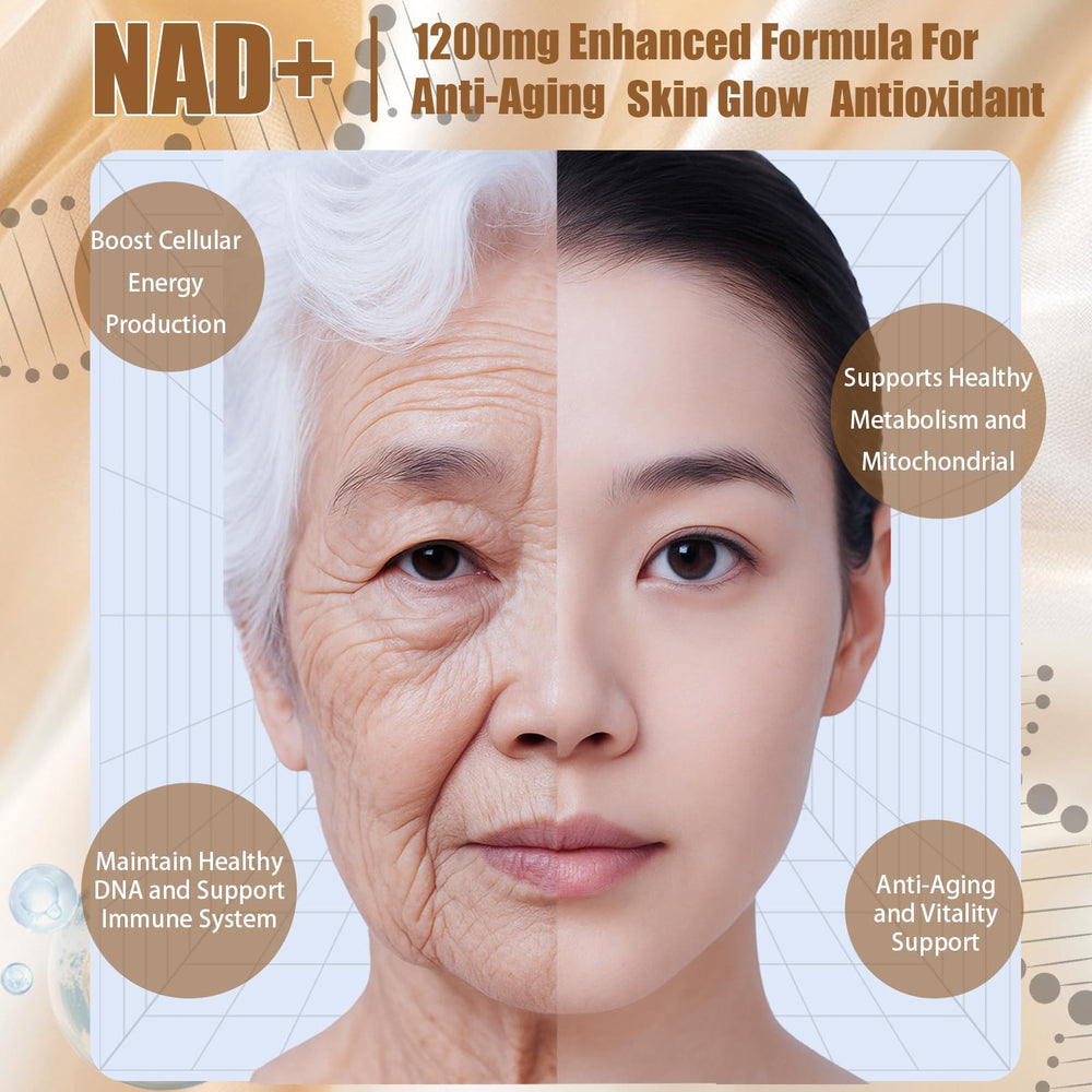 Lexenic NAD+ resveratrol-boost highlights synergistic ingredients for vitality.