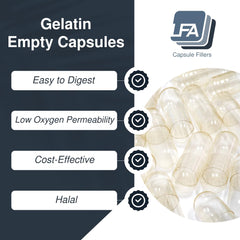 LFA size 0 capsules tray-compatible for standard filling trays.