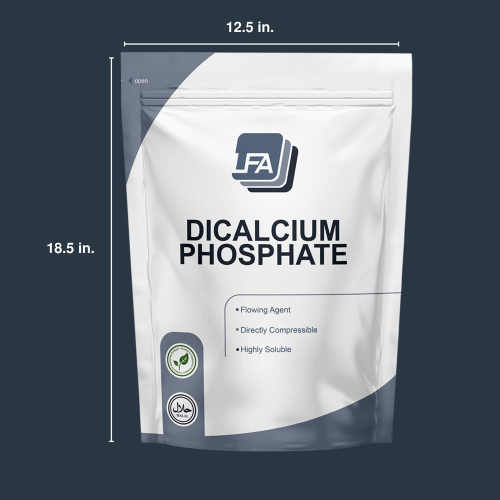 LFA DCPD powder acting as a dental polishing abrasive in tablets