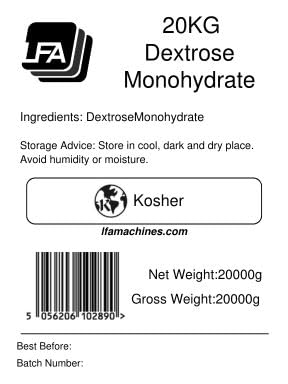 LFA Dextrose Powder fast-dissolve texture ideal for beverages and dry blends.