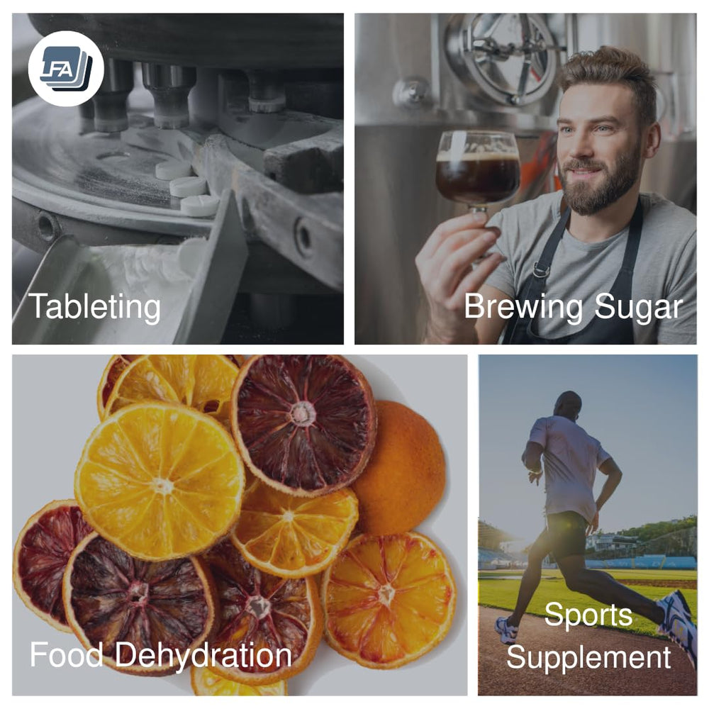 LFA Dextrose Powder lowers freezing point to reduce ice crystals in desserts.