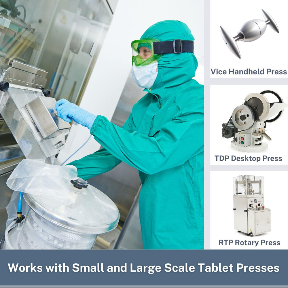 LFA Firmapress tablet press machine setup enabling efficient direct compression tablets.