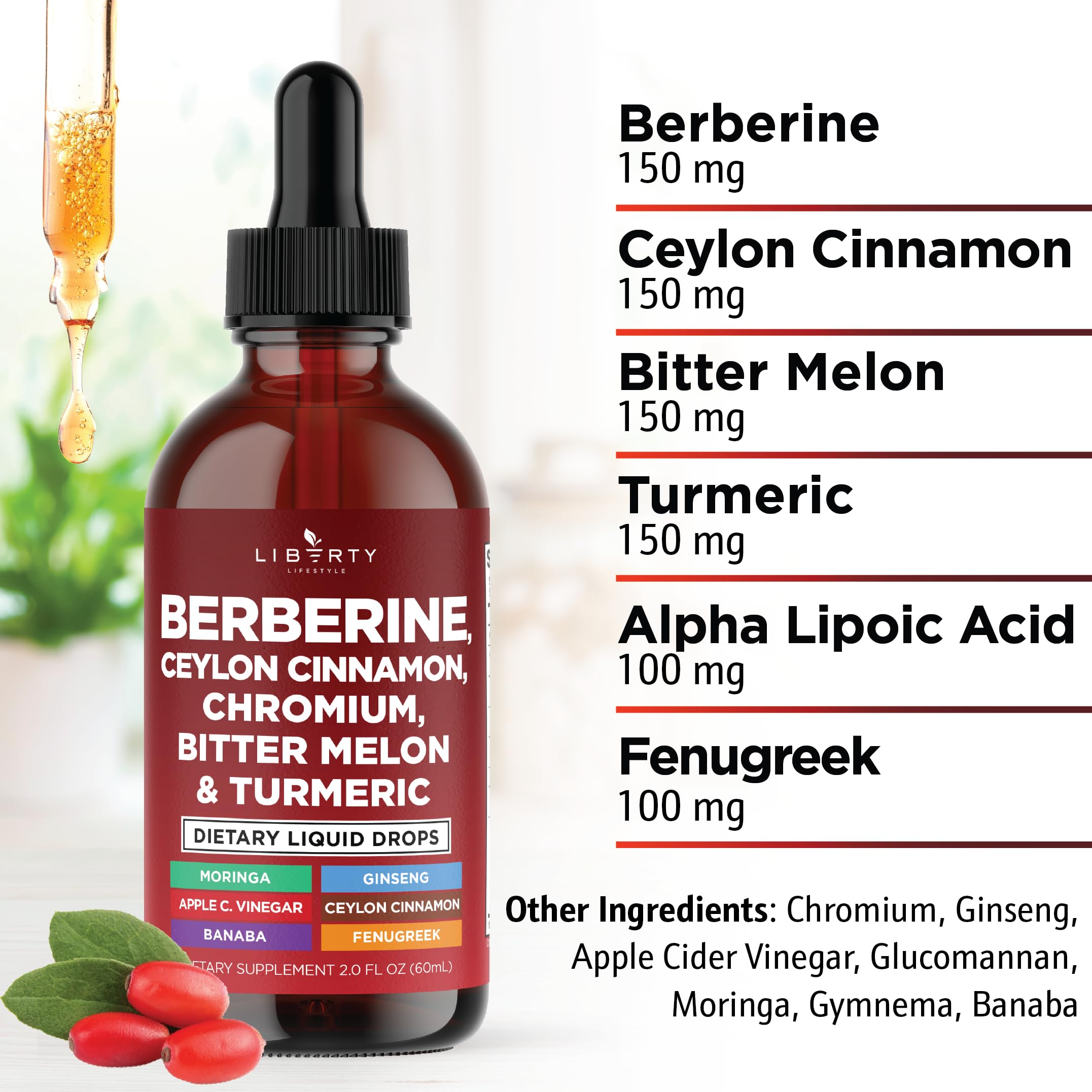 Liberty Lifestyle bitter melon extract close-up suggesting plant-based choices for balanced meals.