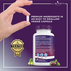 Liberty Lifestyle nac acetyl cysteine and acai blend packaging for daily use