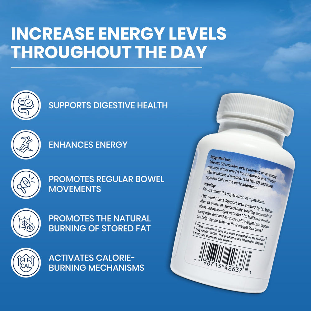 Liberty Medical Center vegan and gluten-free icon signals clean weight management option