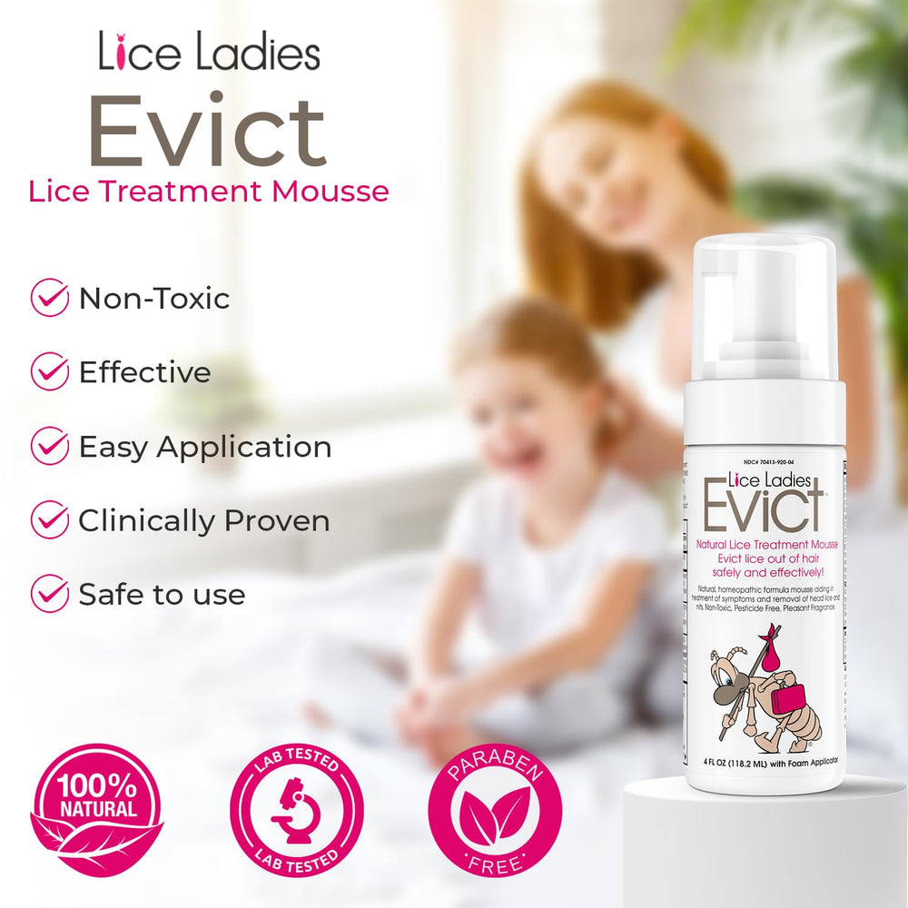 Peppermint scent from Lice Ladies Evict while treating hair