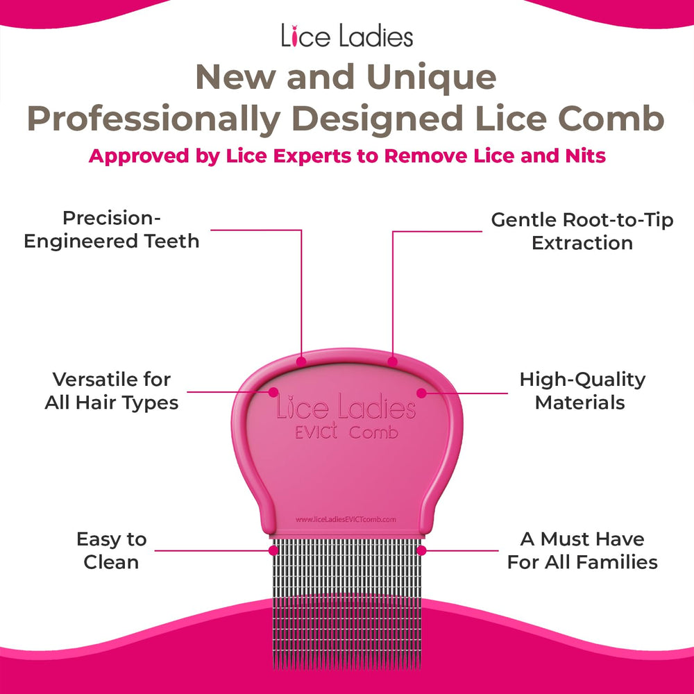 Lice Ladies packaging-in-hand for kid-friendly storage and easy use.