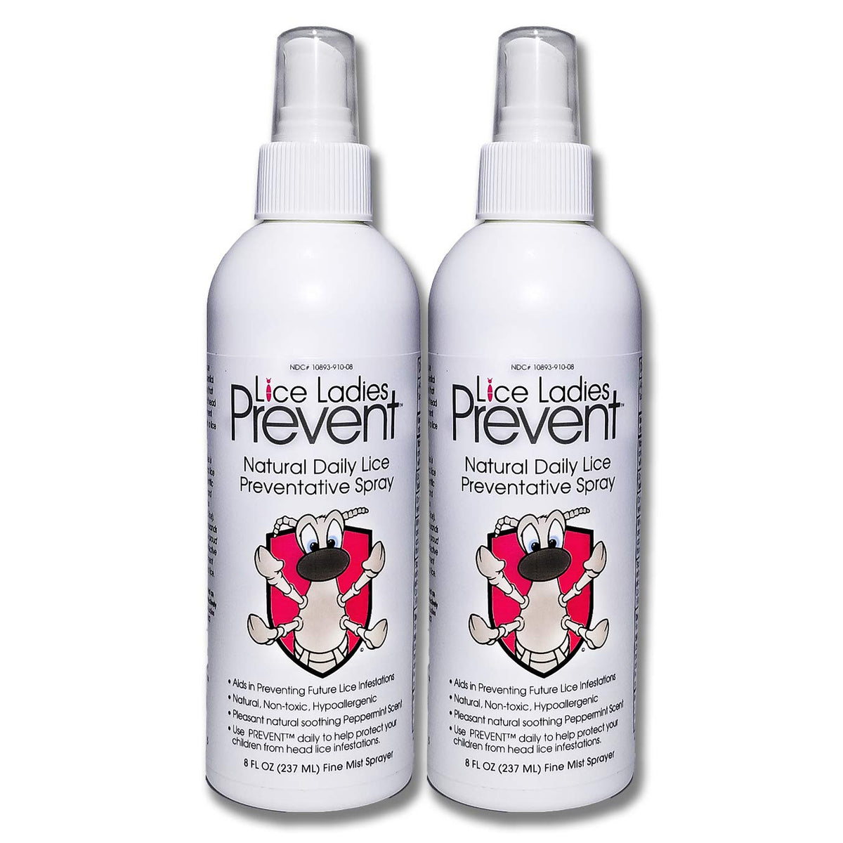 Lice Ladies Prevent spray bottle ready for daily use to deter lice.