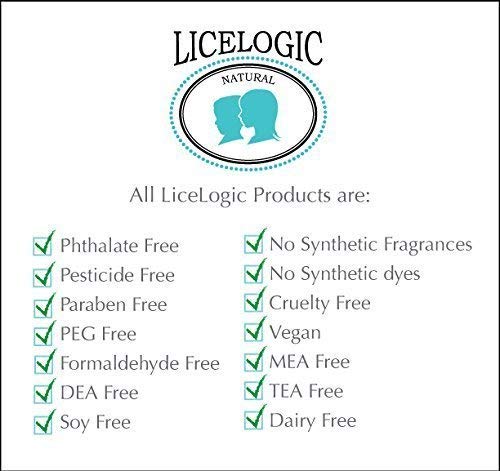 LiceLogic peppermint spray highlighting easy surface use and scent