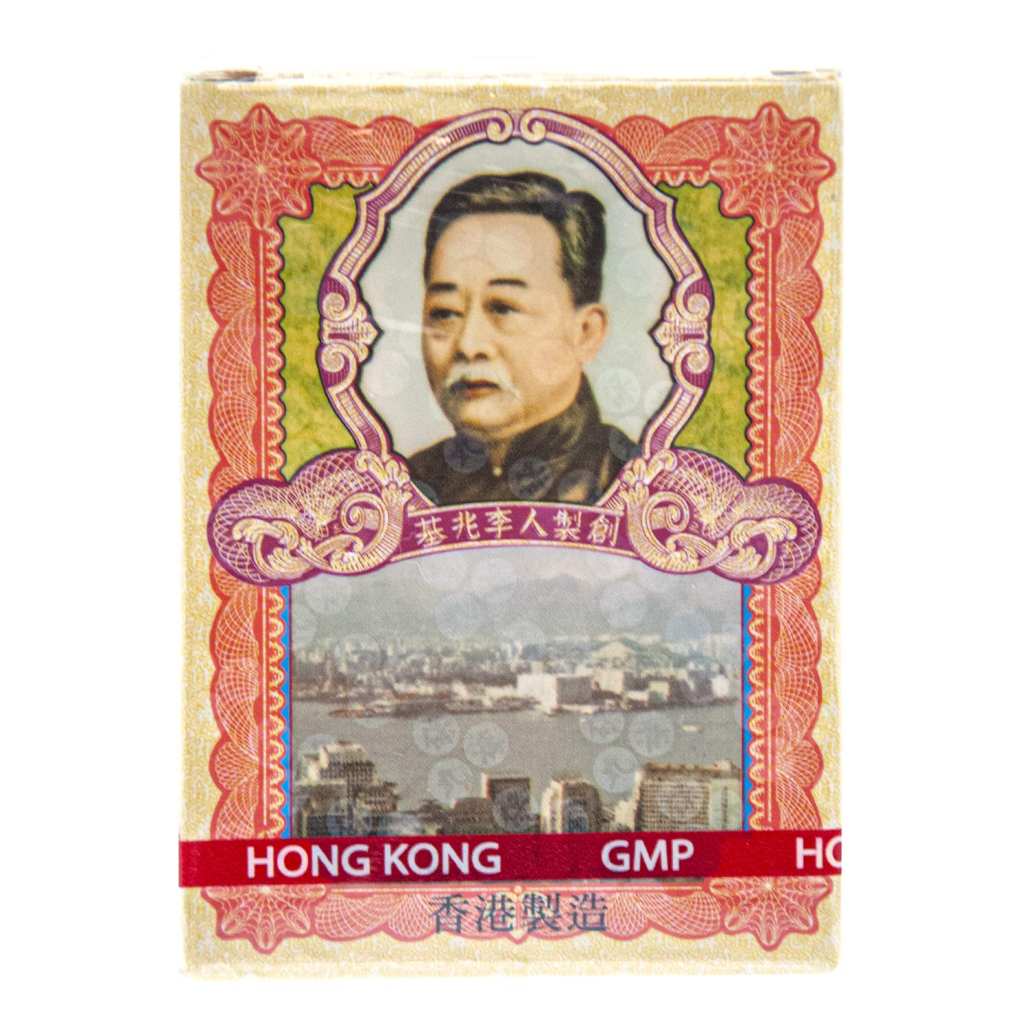 Li Chung Shing Tong Po Chai Pills bottle showing traditional herbal remedy for stomach comfort
