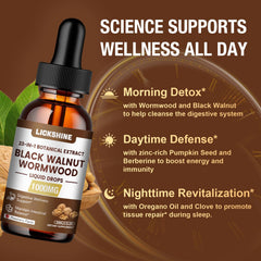 Lickshine 23-in-1 detox formula ingredients highlight cleansing botanicals