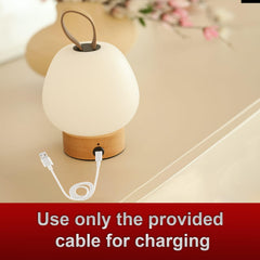 Liderstar portable red light lamp ideal for bedroom, desk, or travel use