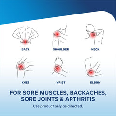 Lidocore hydrogel-technology patch keeps skin cool and hydrated.